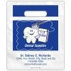 Medical Arts Press® Dental Personalized Small 2-Color Supply Bags; 7-1/2x9", Happy Tooth, Dental Supplies, 100 Bags, (54004) -Hoover Shop unnamed file 1