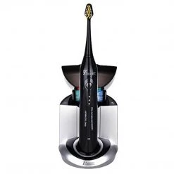 Pursonic® S520 Rechargeable Sonic Toothbrush With 12 Brush Heads, Black (S520BK)