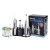 Pursonic® S625 Rechargeable Sonic Toothbrush And Rechargeable Water Flosser With 12 Brush Heads, Silver (S625) -Hoover Shop unnamed file 187