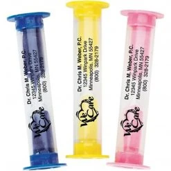 SmileMakers Custom Printed Brushing Timers; 2 Minute, Assorted Sand Colors, 200/Pack
