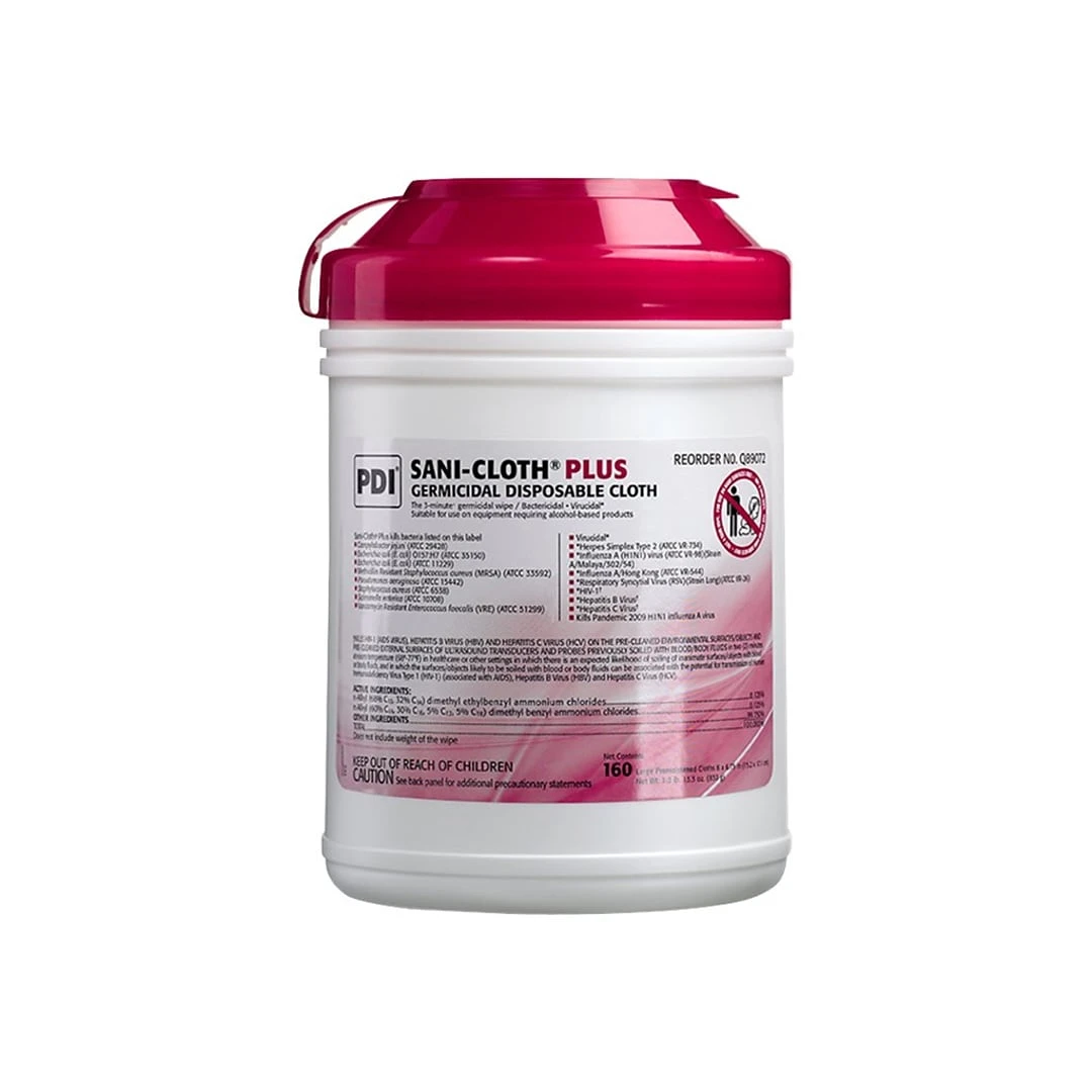 Sani-Cloth Plus Disinfecting Wipes, 160 Wipes/Canister(Q89072) 2 Sani-Cloth Plus Disinfecting Wipes, 160 Wipes/Canister(Q89072)