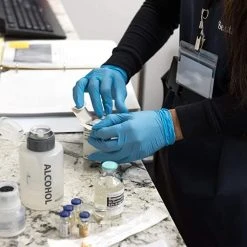 Ammex Professional Series Powder Free Nitrile Exam Gloves, Latex Free, XL, 100/Box (APFN48100) -Hoover Shop unnamed file 211