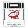 Medical Arts Press® Dental Personalized 2-Color Supply Bags; 7-1/2x9",, Smile W/Sparkle, 100 Bags, (53736) -Hoover Shop unnamed file 220