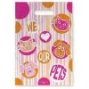 Medical Arts Press® Veterinary Scatter Print Bags; 9 X 13", Pink And Orange Pets, 100 Bags, (30568)