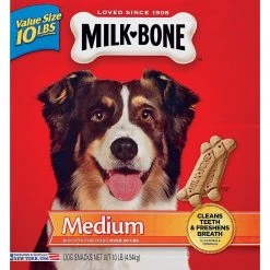 MILK-BONE Milk Bone Original Dog Biscuits, Medium, 10 Lbs (SMU9501)