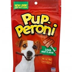 Pup-Peroni Lean Beef Flavor Dog Treats, 5.6 Oz. Pouch, 8/CT (SMU51022CS)