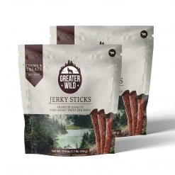 Greater Wild Tender Jerky Sticks For Dogs, Beef, 17.6 Oz., 2/Pack (TBN203091)