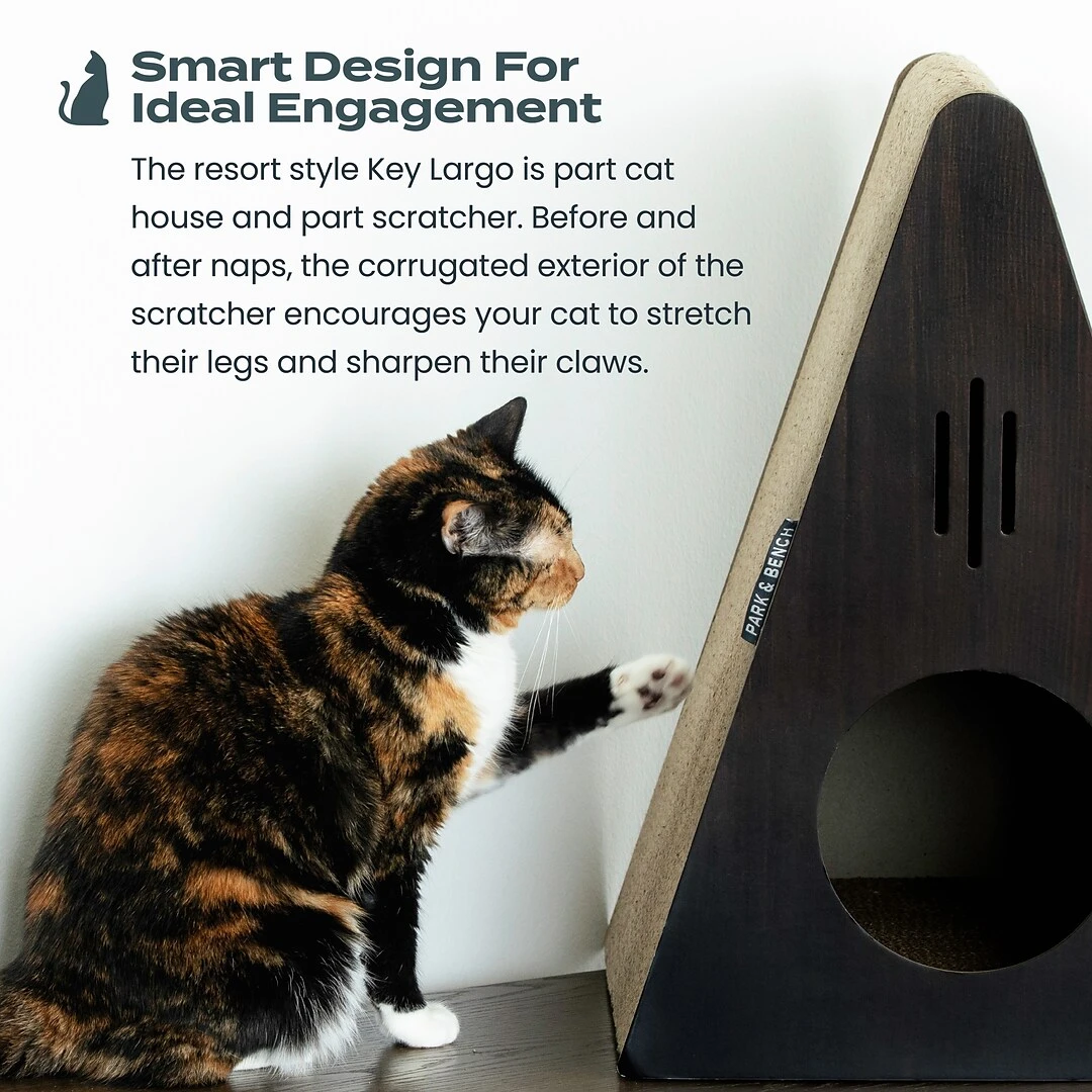 Park & Bench Unique Design Cat Scratcher, Cardboard - Key Largo (PPN600007) 10 Park & Bench Unique Design Cat Scratcher, Cardboard - Key Largo (PPN600007) - Image 8