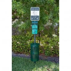 Poopy Pouch 10 Gal Steel Trash Cans With Lid, Green (PP-SD-01-2R400) -Hoover Shop unnamed file 483