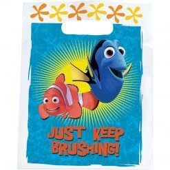 SmileMakers® Disney Nemo Keep Brushing Bags; 100 PCS, 7-1/2x9"