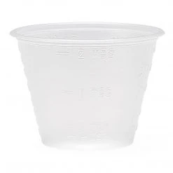 Medline Non-Sterile Graduated 1 Oz., Plastic Medicine Cups, Clear, 100/Pack (DYND80000H) -Hoover Shop unnamed file 56