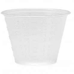 Medline 3.5oz Plastic Disposable Cup, Translucent, 2500/Carton (NON030035)