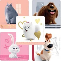 SmileMakers The Secret Life Of Pets Stickers; 100/Roll