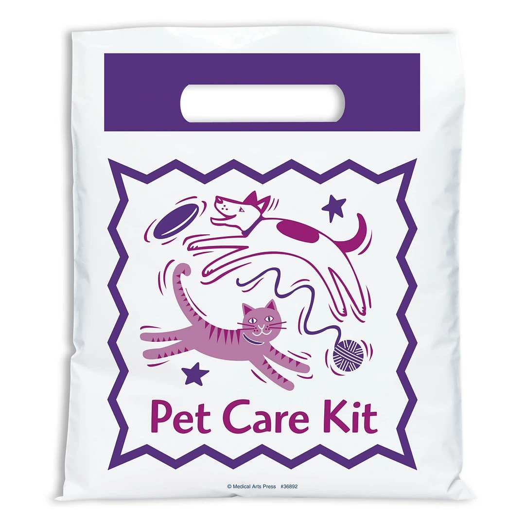Medical Arts Press® Veterinary Non-Personalized 2-Color Small Supply Bags; 7-1/2x9", Pet Care Kit, 100 Bags, (36892) 3 Medical Arts Press® Veterinary Non-Personalized 2-Color Small Supply Bags; 7-1/2x9", Pet Care Kit, 100 Bags, (36892)