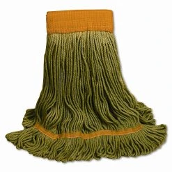 O'Dell® Recycled PET Mop Head, 5" Headband, Green (1200L/GR)