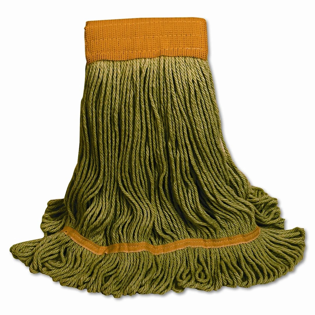 O'Dell® Recycled PET Mop Head, 5" Headband, Green (1200L/GR) 3 O'Dell® Recycled PET Mop Head, 5" Headband, Green (1200L/GR)