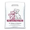 Medical Arts Press® Veterinary Personalized Large 2-Color Supply Bags; 9 X 13", Cat/Dog, We Love Your Pet, 100 Bags, (53278)