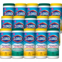 Clorox® Disinfecting Wipes Value Pack 3 Canisters, 35 Wipes/Canister, 5 - 3PKs/CT (30112) Packaging May Vary
