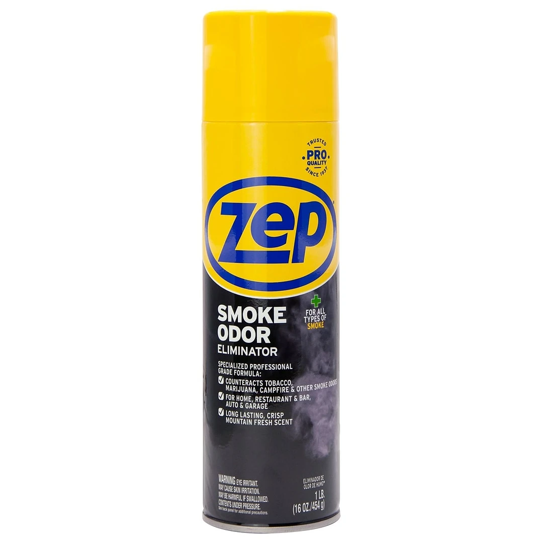 Zep Professional Strength Smoke Odor Eliminator, 16oz. Aerosol (ZUSOE16) 3 Zep Professional Strength Smoke Odor Eliminator, 16oz. Aerosol (ZUSOE16)