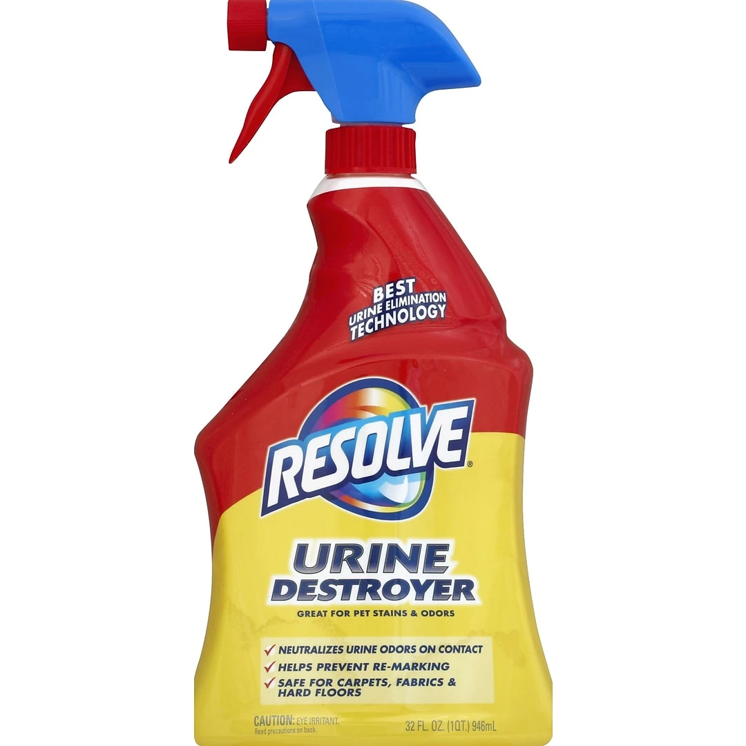 Resolve Urine Destroyer Stain & Odor Remover, 32 Oz. Bottle (19200-99487) 3 Resolve Urine Destroyer Stain & Odor Remover, 32 Oz. Bottle (19200-99487)
