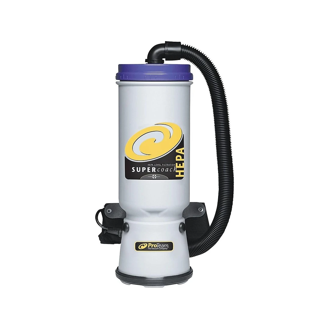ProTeam Super CoachVac Backpack Vacuum, Gray/Purple (107119) 3 ProTeam Super CoachVac Backpack Vacuum, Gray/Purple (107119)
