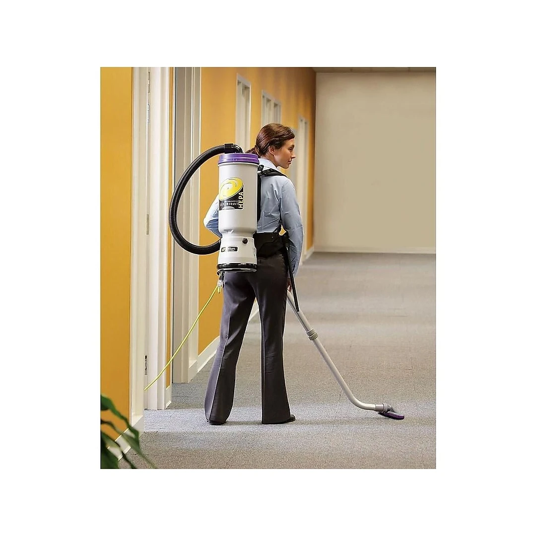 ProTeam Super CoachVac Backpack Vacuum, Gray/Purple (107119) 6 ProTeam Super CoachVac Backpack Vacuum, Gray/Purple (107119) - Image 4