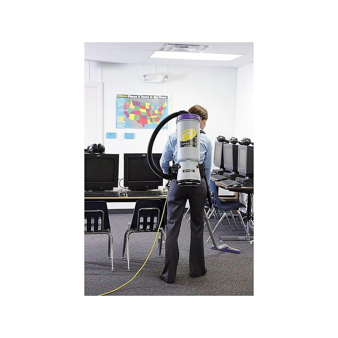 ProTeam Super CoachVac Backpack Vacuum, Gray/Purple (107119) 7 ProTeam Super CoachVac Backpack Vacuum, Gray/Purple (107119) - Image 5