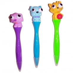 Inkology Eyes Pets Ball Point Pens 6.75"