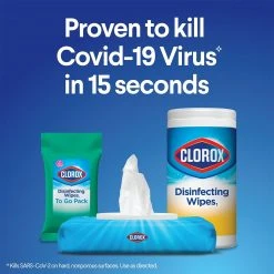 Clorox® Disinfecting Wipes, Bleach Free Cleaning Wipes, Fresh, 1 Count (Pack Of 900) (60048) 12 Clorox® Disinfecting Wipes, Bleach Free Cleaning Wipes, Fresh, 1 Count (Pack Of 900) (60048) -Hoover Shop unnamed file 906