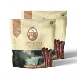 Greater Wild Tender Jerky Sticks For Dogs, Chicken, 17.6 Oz., 2/Pack (TBN203094)