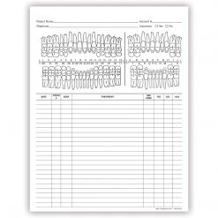 Medical Arts Press® Dental Chart Labels; Anatomic