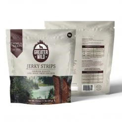 Greater Wild Tender Jerky Strips For Dogs, Beef, 17.6 Oz. (PGN300008)