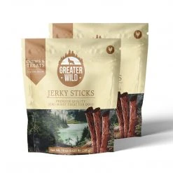 Greater Wild Tender Jerky Sticks For Dogs, Chicken, 10 Oz., 2/Pack (TBN203093)